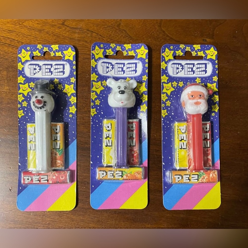 Vintage Retired Christmas PEZ Dispensers